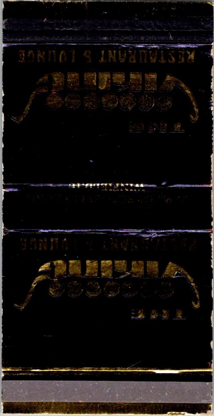 The Viking Restaurant & Lounge Vintage Matchbook Matchbox SMM21-3